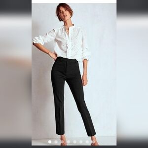 Boden Classic Black Straight Leg Pants